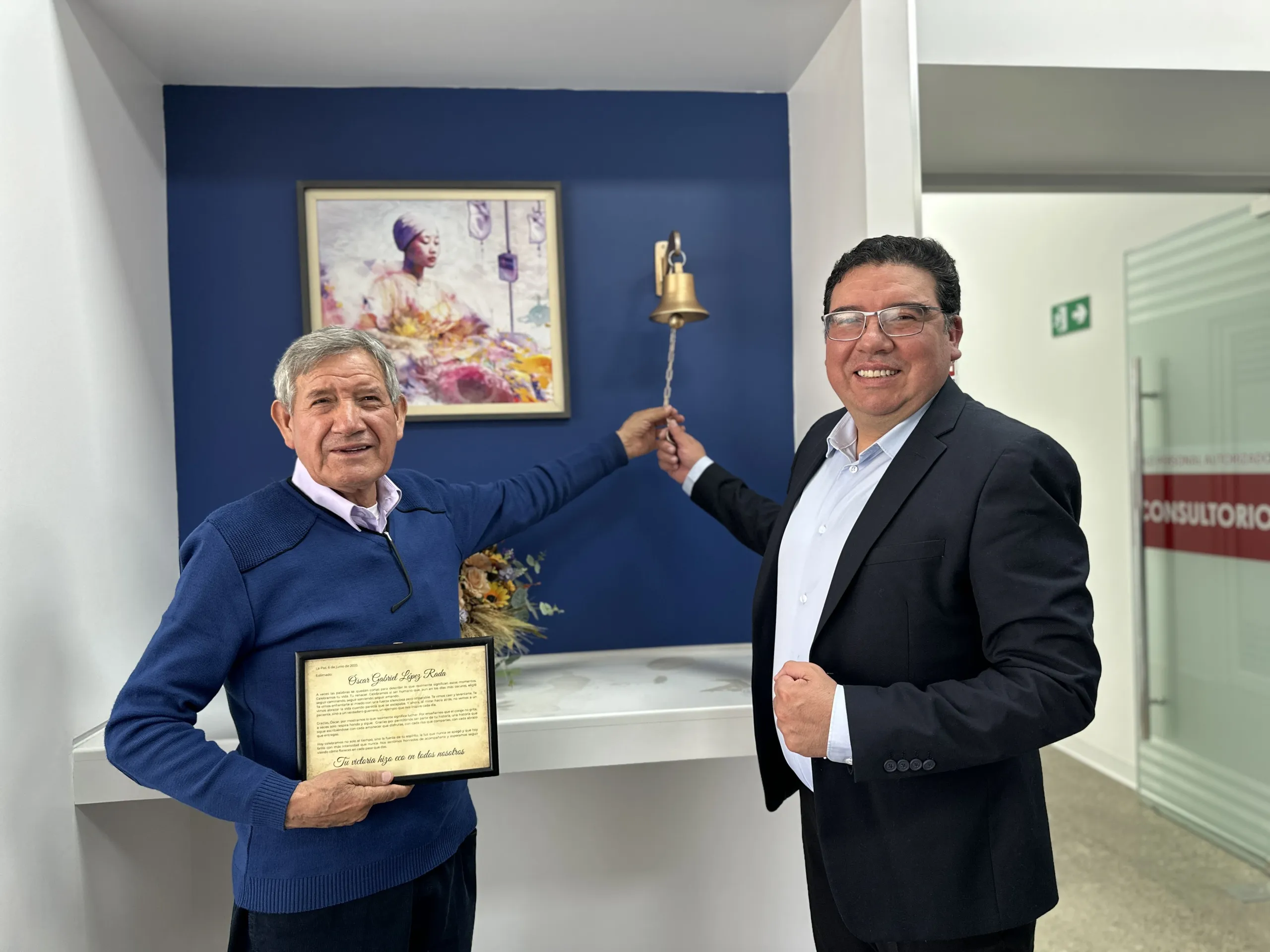 Imagen principal de Óscar venció el linfoma no Hodgkin y abrió la historia del trasplante de médula ósea en Bolivia