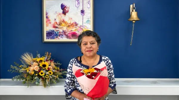 Imagen de Nancy venció el cáncer de mama